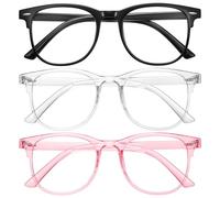 Okany Occhiali a luce blu Occhiali con blocco della luce blu per donne uomini Filtro schermo del computer Anti mal di testa Affaticamento degli occhi Occhiali da gioco UV Occhiali da gioco leggeri