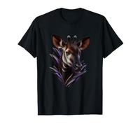 Okapi tra Le Pieghe dello scisto Viola Maglietta