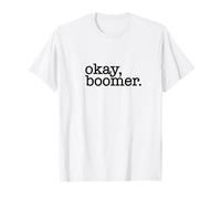 Okay Boomer Sarcastic Millennial Meme Kids Design Maglietta