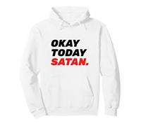 Okay Oggi Satana Felpa con Cappuccio