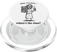 Okay Sono Qui Dov'è la Classe Insegnante PopSockets PopGrip per MagSafe