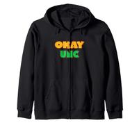 Okay UNC Funny Sarcastic Gen Alpha Gen Z Slang Felpa con Cappuccio