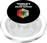 Okayest Mead Maker Meadmaking Mead Homebrew Brewer Mens PopSockets PopGrip per MagSafe