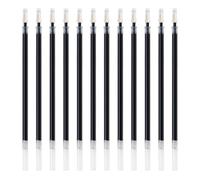 Okaywork 12 bastoncini di ricarica di ricambio,penna parker ricarica per penna a sfera, ricarica per penna roller compatibile, punta 0,5 mm, ricariche, ricarica di ricambio (nero)