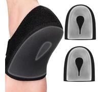 Okaywork 2 pcs talloniera per spina calcaneare Protezioni per tallone in gel per fascite plantare,solette per tallonite per,sollievo dal dolore,fascite plantare cuscino di supporto (Nessun buco)