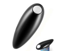 Okaywork Apriscatole elettrico - apribarattoli elettrico per aprire lattine rotonde di tutte le dimensioni, apriscatole di sicurezza per anziani, persone affette da artrite e cuochi. (Nero)