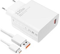 Okaywork per caricatore xiaomi 120w caricatore usb c con cavo 1M per Mi Caricatore Rapido Charge Xiaomi 14 Ultra 14T13T 13 12T 11T Pro 12,Redmi Note 13 12 11S 10Pro,Mi 11 Ultra 11i,POCO X6 M6 Pro