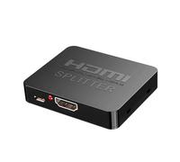 Okaywork Splitter - Cavo HDMI, Splitter HDMI, Adattatore HDMI 1 ingresso 2 uscite 2 estensioni monitor, Splitter multipresa per doppi monitor, cavo hub a 2 porte per PS3, DVD, HDTV, proiettore.