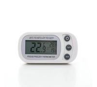 Okaywork Termometro Frigorifero, Termometro Frigo, Termometro Congelatore Digitale, Impermeabile, Display LCD (Bianco)