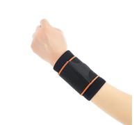 Okaywork tutore polso 30cm, protezione per polso elastica e regolabile contro,polsiera per tendinite polso,tutore tunnel carpale fascia polso distorsioni e durante l'attività sportiva colore arancione