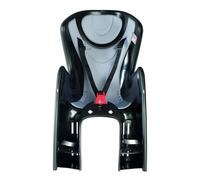 OKBABY Baby Shield - Seggiolino Da Bicicletta Posteriore Per Bambini Fino A 22 Kg - Aggancio Al Portapacchi - Nero E Argento