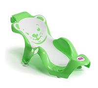 OKBABY Buddy Sdraietta Anatomica con Seduta in Gomma Antiscivolo per il Bagnetto del Neonato, 0-8 Mesi (8 kg), Verde