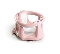 OKBABY Flipper Evolution Seggiolino da Bagno Anello con Seduta in Gomma Antiscivolo per il Bagnetto del Neonato, 6-15 Mesi (13 kg), Rosa