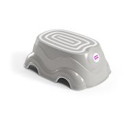 OKBABY Herbie Pedana Sgabello Alzabimbo con Gomma Antiscivolo per Bambini, Grigio