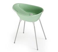 OKBABY Kit Vaschetta Bella e Cavalletto di Supporto per il Bagnetto del Neonato, 0-12 Mesi, Vaschetta Verde