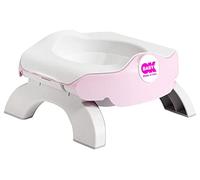 OKBABY Roady Vasino e Riduttore WC Pieghevole per Bambini per Uso Quotidiano e Viaggio, Rosa