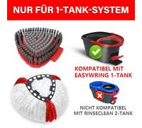 OKcedier Coprimop di Ricambio per Vileda Turbo 2 in 1, Testine di Ricambio per Mop e Mop per Pavimenti con 4 Testine in Microfibra, 1 Manico, 1 Base per Mop e 1 Spazzola