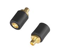 okcsc Adattatore dritto da IE300 a MMCX femmina, funziona per cavo MMCX collegato a Sennheiser IE200 IE300 IE600 IE900 adattatori per auricolari (1 paio nero)