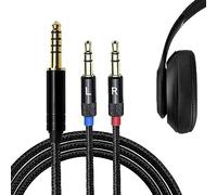 okcsc AX - Cavo audio bilanciato di ricambio per cuffie Hifiman Sundara, Ananda, Arya, HE400SE, HE-400i, Balance da 4,4 mm maschio a doppio 3,5 mm