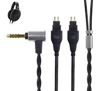 okcsc HDB4 - Cavo di ricambio per cuffie con spina L bilanciata da 4,4 mm, cavo audio placcato argento OFC per cuffie Sennheiser HD650 HD600 HD580 HD565 HD545 HD525 HD414 HD25 HD6XX da 1,5 m