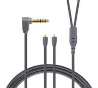 okcsc MMCX, cavo di ricambio per auricolari, 4 nuclei, placcatura in argento OFC, ad alta purezza, compatibile con Shure SE215/SE315/SE425/SE535/SE535, ecc. Spina serie SE, spina a L da 4,4 mm, 1,2 m