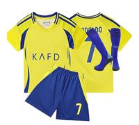 Okdance Kit da calcio per bambini, nuovi kit da calcio per ragazzi, maglie da calcio casa e trasferta set calcio abbigliamento da allenamento regali per ragazzi e ragazze, B, 8-9 Anni