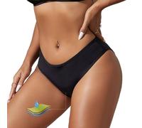 Okdance, Slip mestruali da nuoto, a vita media, a 4 strati, antiperdite, non lasciano tracce, per adolescenti, ragazze e donne, per attività acquatiche, XL