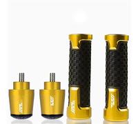 OKDJX Motocicletta Maniglia per Yamaha Tracer 700 Tracer700 2016 2017 2018 2019 2020 Moto Manubrio Grip estremità cap Manopole Manubrio End Hand Bar(Gold)