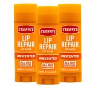 OKeeffes Balsamo per labbra senza profumo per labbra secche e screpolate, confezione da 3 stick