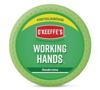 O'Keeffe's Working Hands, barattolo da 193 g, crema mani estremamente secche e screpolate, aumenta istantaneamente il contenuto di umidità, forma uno strato protettivo e previene la perdita di umidità