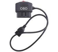 Okeeyseda 1 PCS 24 Ore 5V 3A USB di Ricarica per Auto OBD Hardwire Kit Plastica Nera + Metallo con Interruttore da 0,5 Metri per Dash Cam Videocamera Veicolo DVR