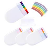 Okeeyseda 4 Pezzi di Pittura per il Corpo per il Viso-Pittura per il Viso con Bandiera del Gay Pride Day-Pastelli A Strisce LGBT per il Gay Pride Day