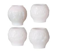 Okeeyseda 4 Pezzi Stampi per Candele A Forma di Palla di Neve per Natale Stampo in Silicone per Sfere in Rilievo in per Realizzare Sapone Fatto A Mano