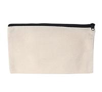 Okeeyseda 40PZ Canvas Zipper Bag Astuccio per Matite Borsa per Cosmetici Borsa Vuota Borsa per DIY Borsa per Cosmetici Borsa per Cosmetici Scuola di DIY