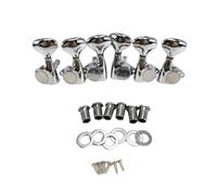 Okeeyseda 6 Pezzi Piccoli Bottoni A Coda di Pesce con Ingranaggi Sigillati, Meccaniche per Chitarra Acustica Ed Elettrica,