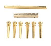 Okeeyseda 6 pz chitarra perni del ponticello Scopare Nut Parti di ricambio per Chitarra Acustica