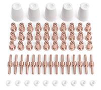 Okeeyseda 60 Pezzi di Consumabili per Taglio al Plasma per Cut40 50 Torcia con Taglierina al Plasma PT31 LG40