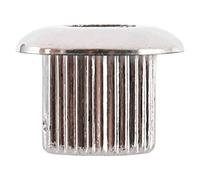 Okeeyseda Adattatore per bussole di conversione del sintonizzatore per chitarra Nichelatura con ferrite in con guscio di plastica piacevole per peni Peghead di 10 mm
