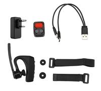 Okeeyseda Auricolare Bluetooth Walkie-Talkie con Adattatore Spina K, PTT Wireless per Ristorante Hotel