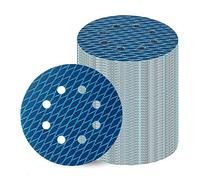 Okeeyseda Carta Vetrata per Levigatrice Orbitale da 70 Pezzi Carta Vetrata per Dischi Abrasivi un 8 Fori da 5 Pollici Grana 320 per Dischi Abrasivi Romboidali Antibloccanti