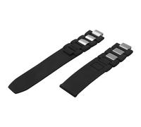 Okeeyseda Cinturino cinturino in silicone da 20mm per Chronoscaph Autoscaph 21 Band, nero