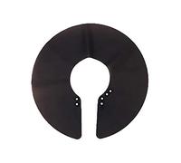 Okeeyseda Collo Shield Scialle Magnetica Salon Haircut Wrap Collare Scudo Impermeabile Saloni Del Silicone Colorazione Dei Capelli di Taglio Del Collo Shield Accessorio per Capelli (Nero)