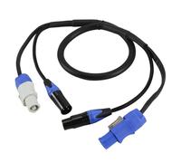 Okeeyseda Combinato XLR A 3 Pin A 3 Pin 1 M/5 M di Alta Qualità DMX512 per il PowerCon Schermata di Illuminazione Stadio 1M