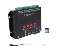 Okeeyseda Controller LED Pixel SPI T-8000 Ttl con Programma su Scheda SD per Striscia LED Ws2812b/WS2811/LPD6803/DMX512.