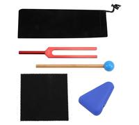 Okeeyseda Diapason 432Hz per La Guarigione Dei Chakra Rilassanti Mentali, Rafforzamento 'Alleviamento Dello Stress, Diapason In Lega di Alluminio Rosso