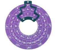 Okeeyseda Disco Musicale per Chitarra Cerchio Delle Quinte, Cerchio Delle Quinte Ruota Strumento Melodia Ruota Accordi Base Viola