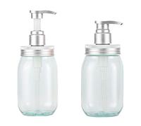 Okeeyseda Dispenser di Sapone per Bottiglie di Gel Doccia per Lozione 2PCS Facilmente Azionabile per Tutti I Tipi di Sapone Liquido o Lozione