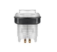 Okeeyseda Interruttore A Pulsante di Plastica di Alta Qualità con Illuminazione 24mm per Console di Gioco Adatto per Schede di Ritardo Zero e Parti di Macchine da Gioco