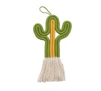 Okeeyseda Ornamento Cactus Decorazione della Stanza Nappa Intrecciata da Appendere alla Parete Simpatico Asilo Decorazione da Parete Regalo Simpatico Ciondolo A Forma di Altalena per Auto Verde D