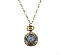 Okeeyseda Orologio da Tasca Color con Floreale. Orologio da Tasca con Hunter per Orologio da con Collana